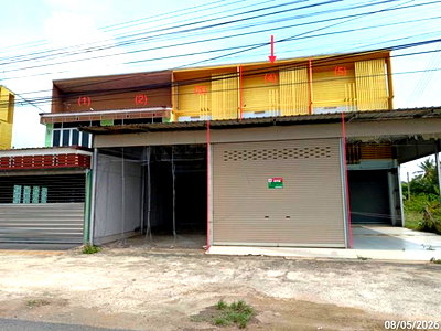ขายอาคารพาณิชย์ : อาคารพาณิชย์ 32.7 ตร.วา เมืองบุรีรัมย์ บุรีรัมย์ 2.6M