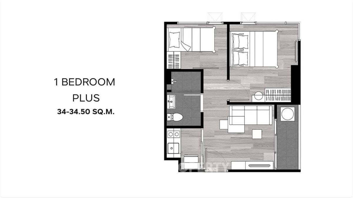 picture 1-BR Condo at The Origin Ladprao-Bangkapi in Khlong Chan (ID 3328346) - 9/9