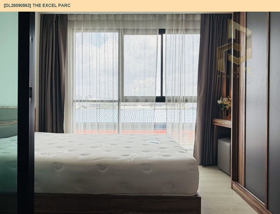 รูป DL26090563 ให้เช่าคอนโด ดิ เอ็กเซล พาร์ค  (The Excel Parc) ใกล้ BTS แบริ่ง พร้อมเข้าอยู่ โทรด่วน 0614453194 LineID @952jdxxk - รูปที่ 4/13