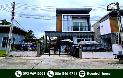บ้านเดี่ยว ชลบุรี : บ้านเดี่ยวหลังเดียวใน ม.ทริโอทาวน์ อัสสัมชัญ ศรีราชา ราคาถูกกว่าบ้านแฝด