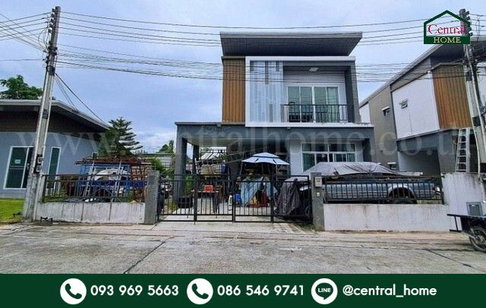 บ้านเดี่ยวหลังเดียวใน ม.ทริโอทาวน์ อัสสัมชัญ ศรีราชา ราคาถูกกว่าบ้านแฝด