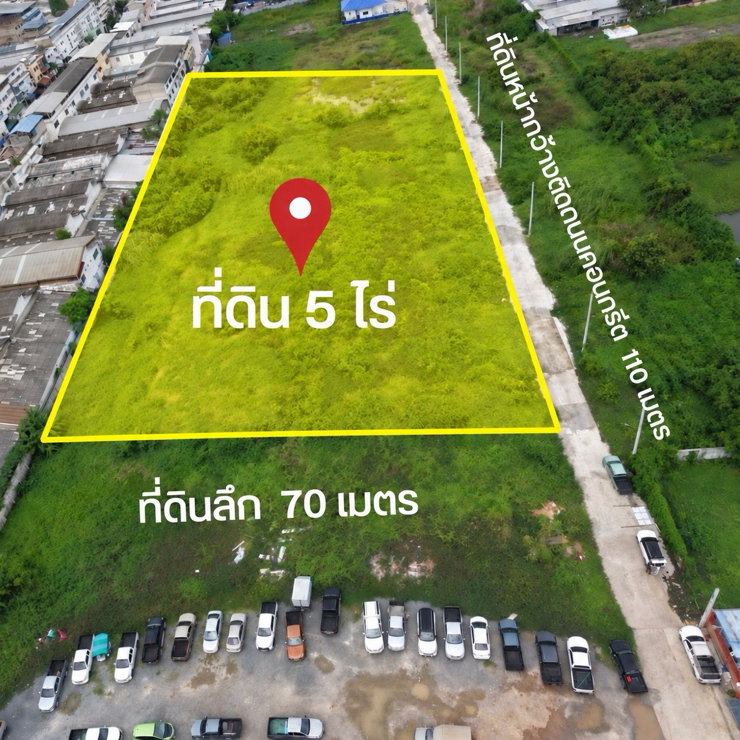 รูป ขายที่ดิน 5 ไร่ ถมแล้ว! เทียนทะเล 26 - รูปที่ 5/15