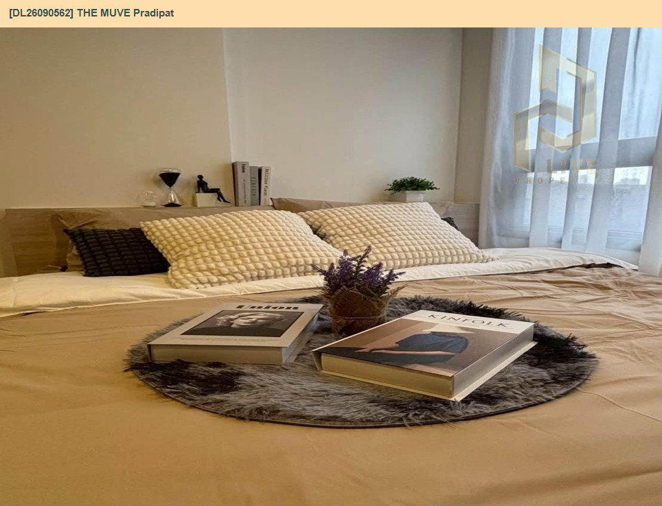 รูป DL26090562 ให้เช่าคอนโด เดอะ มูฟ ประดิพัทธ์ (THE MUVE Pradipat) ใกล้ BTS สะพานควาย พร้อมเข้าอยู่ โทรด่วน 0653619502 LineID @952jdxxk - รูปที่ 4/12