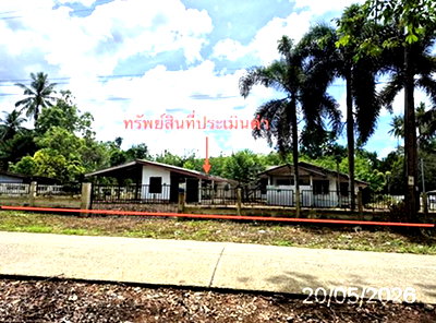 ขายบ้านเดี่ยว : บ้านเดี่ยว 379 ตร.วา ย่านตาขาว ตรัง 1.3M