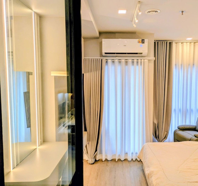 รูป Pet Friendly ตกแต่งสวยใกล้ MRT พหลโยธิน 230 ม. ห้าแยกลาดพร้าว Metris District Ladprao ชั้น 15 25 ตร.ม. 1 ห้องนอน  - รูปที่ 6/15