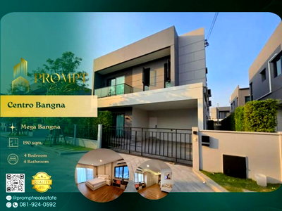 Houses for rent Bang Plee Samut Prakarn : CD03604 - Centro Bangna : MegaBangna