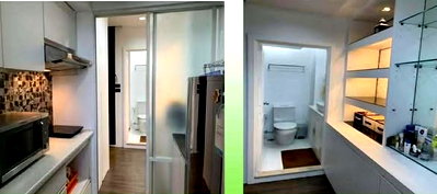 Condos for rent : AA382434 | 1Bed | 1Bath | MRT Phra Ram 9 | 37sqm | THB 14,000/mo | Fl.29 — lumpini place rama ix-ratchada Rama 9 Ratchada