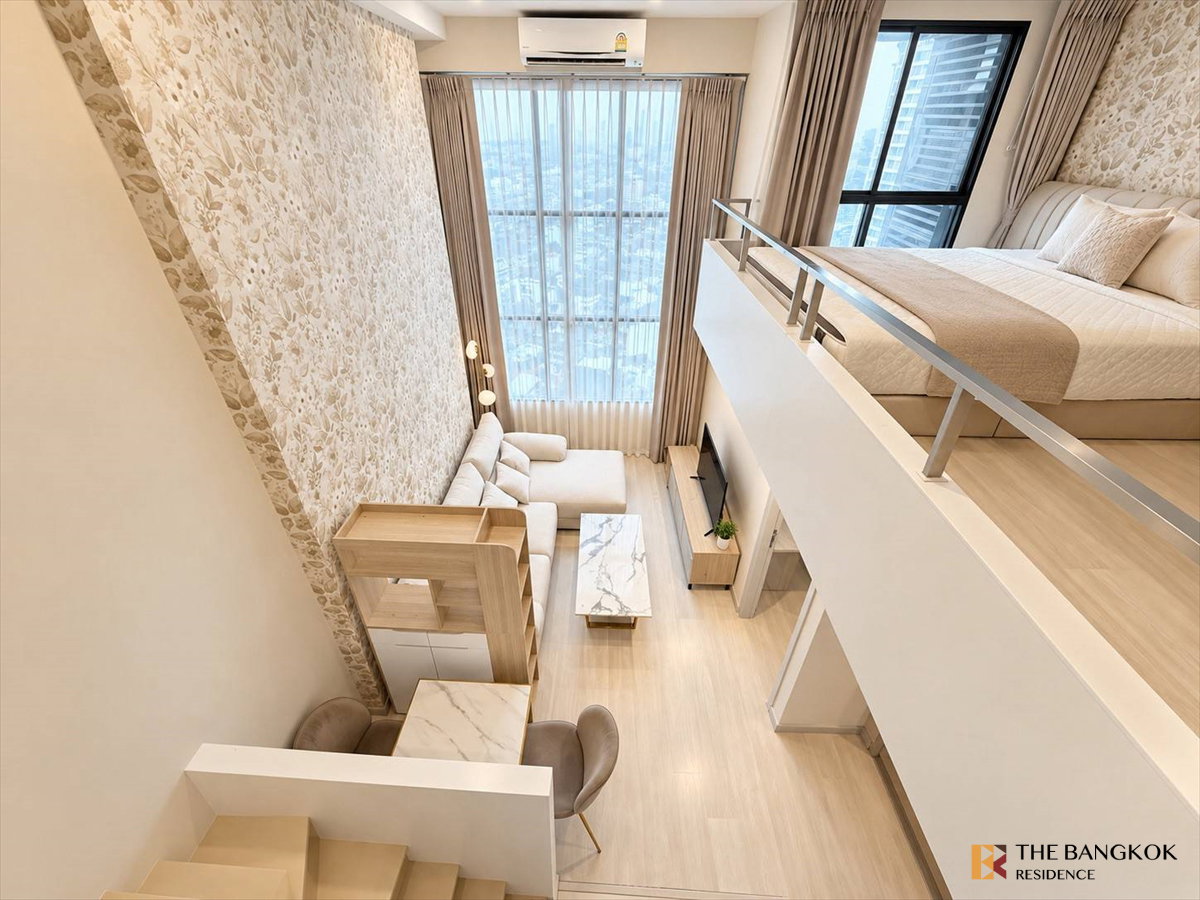 รูป เช่าคอนโด ✨ KnightsBridge Prime Sathorn Duplex 44ตร.ม. 35k 💎 ห้องสวย พร้อมเข้าอยู่ ราคาดี ใกล้ BTS ช่องนนทรี  - รูปที่ 3/14
