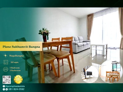 Houses for rent Bang Plee Samut Prakarn : OP02209 - Pleno Sukhumvit-Bangna 3 : MegaBangna