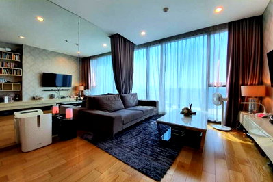 Condos for rent :  For Rent !! The Breeze Narathiwas, 1 bedroom, 1 bathroom, big size, high floor 13++, Modern style !! Code C20221203045 furnished, ready to move in📣📣