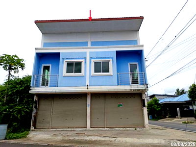 ขายอาคารพาณิชย์ : อาคารพาณิชย์ 54 ตร.วา กระสัง บุรีรัมย์ 3.8M