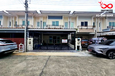 ทาวน์โฮม นนทบุรี : ขายทาวน์เฮาส์ 2 ชั้น หมู่บ้านพฤกษาทาวน์ ราชพฤกษ์ 22 ตรว. ฟังก์ชันครบ พร้อมอยู่ จอดรถได้ 2 คัน