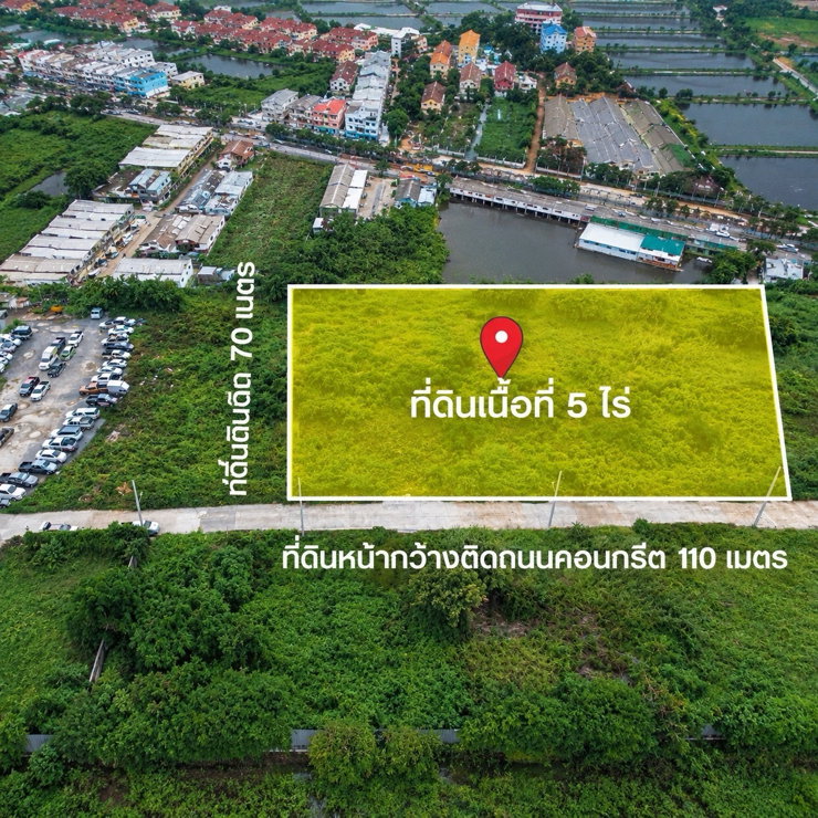 รูป ขายที่ดิน 5 ไร่ ถมแล้ว! เทียนทะเล 26 - รูปที่ 4/15