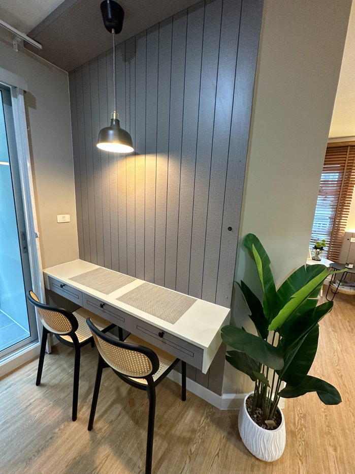 รูป ห้องมุม วิวสวน แต่งสวย! V CONDO ลาดกระบัง 35 ตร.ม. | 1 ห้องนอน 1 ห้องน้ำ เพียง 9,900 บาท/เดือน - รูปที่ 8/11