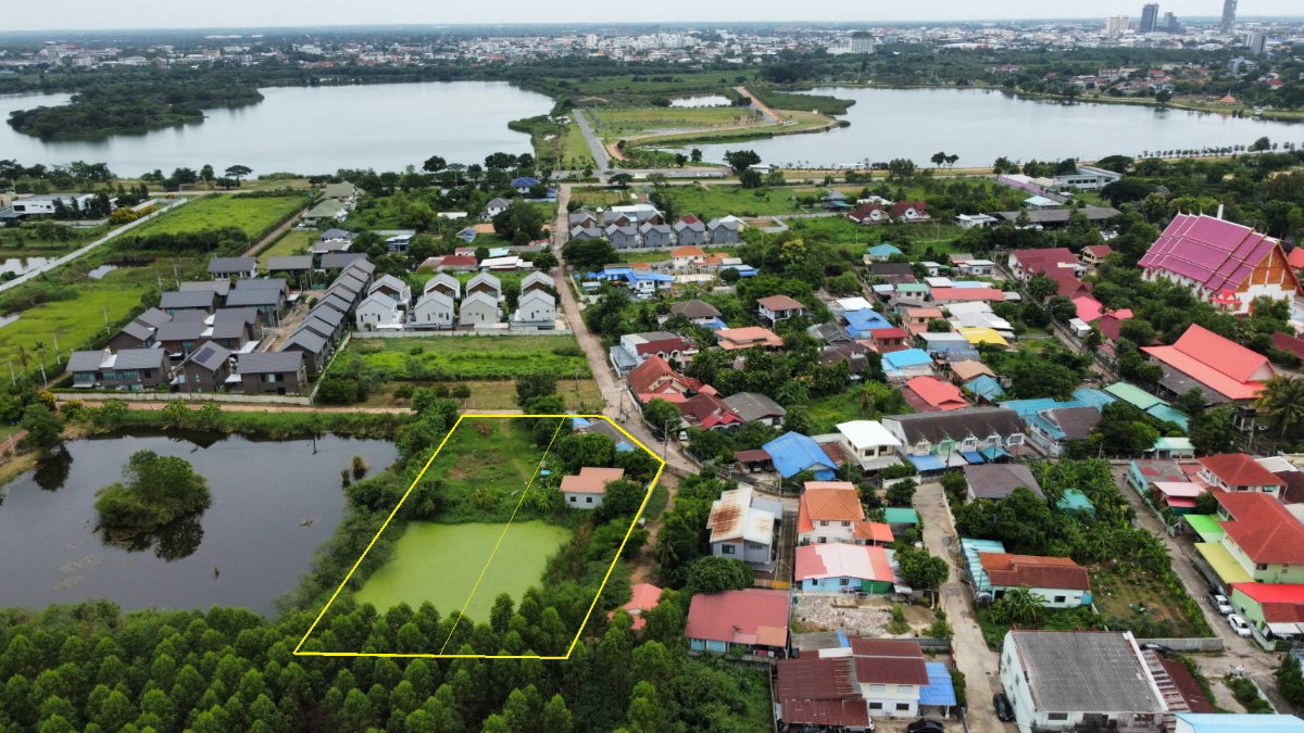 รูป ขายที่ดินขอนแก่น 2 ไร่ 2 งาน 23.7 ตร.ว. ทำเลดีในเมืองขอนแก่น ใกล้บึงทุ่งสร้าง  - รูปที่ 3/6