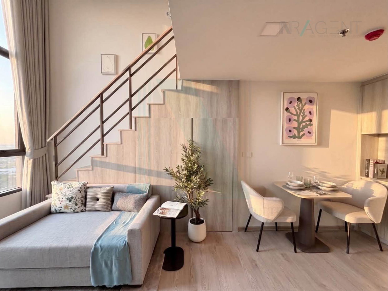 picture 🚩 For Rent Condo COBE KASET - SRIPATUM Building 1, Floor 6,Duplex, Room size 26 sqm - 6/8