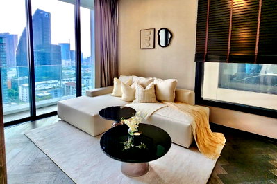 คอนโดให้เช่า :  เช่าด่วน ! The Esse Sukhumvit 36, 2 นอน, 2 น้ำ, ชั้นสูง 14++, ห้องหายาก, ตกแต่งสไตล์โมเดิร์น, มีอ่างอาบน้ำ ! Code C20241100027 แต่งครบ, พร้อมเข้าอยู่ 