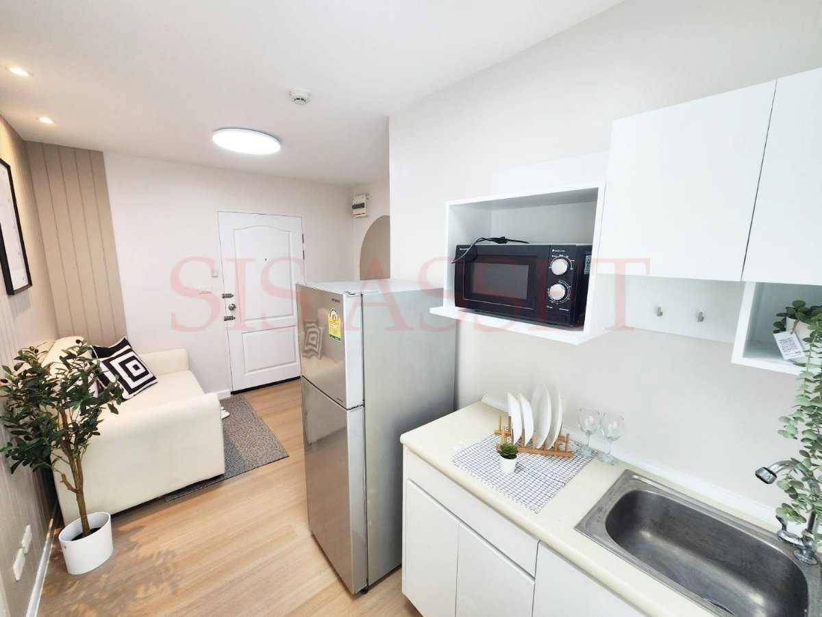 รูป ขายห้องตกแต่งใหม่ : ไอคอนโด เพชรเกษม 39 แบบ 1 ห้องนอน ขนาด 24 ตรม. ชั้น 5 วิวเห็นสระว่ายน้ำ - รูปที่ 4/7