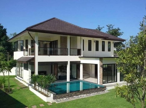   ขายพูลวิลล่าสองชั้น บนที่ดินผืนใหญ่ ทำเลดอยสะเก็ด ราคา 7.5 ล้านบาท  #CDK100861