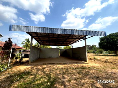โรงงาน อุบลราชธานี : เพิงอเนกประสงค์ 222 ตร.วา บุณฑริก อุบลราชธานี 1.5M