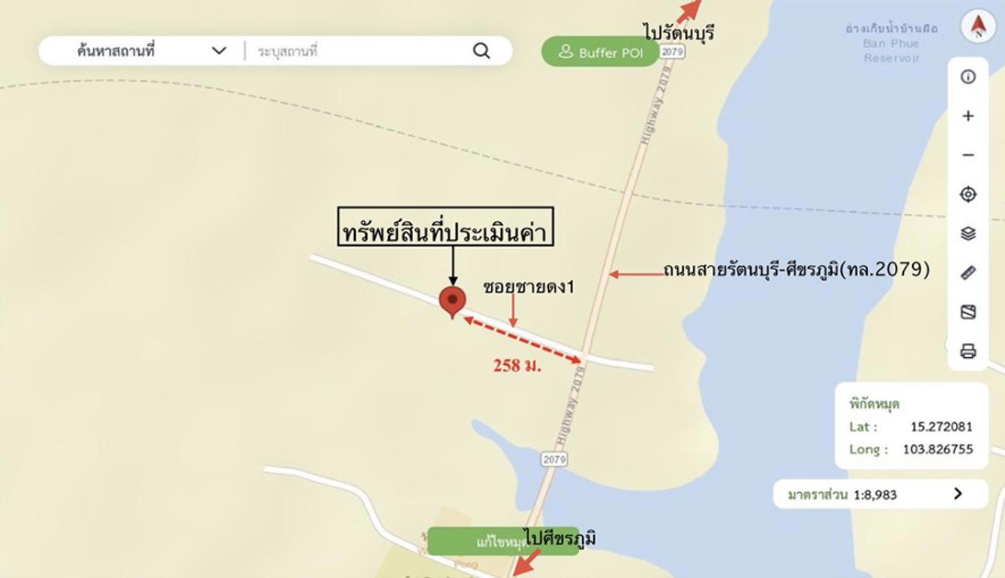 รูป บ้านเดี่ยว 537 ตร.วา รัตนบุรี สุรินทร์ 854,000 - รูปที่ 53/53