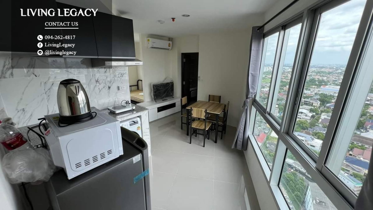 รูป SJFPD0 เช่าด่วน คอนโด Asakan Place Srinakarindra 42.7 ตร.ม. | ชั้น 35 | 2 ห้องนอน | 2 ห้องน้ำ 19,000 บาท/เดือน line id : @livinglegacy - รูปที่ 7/9