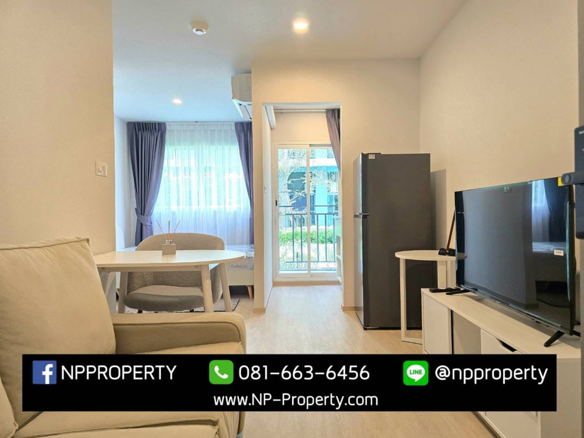 รูป 💚 6,500 บาท/เดือน ได้ห้องใหม่ + วิวสวนแบบนี้เลย! 🌿✨ 🏡 คอนโด เอิร์น อมตะนคร - รูปที่ 8/13