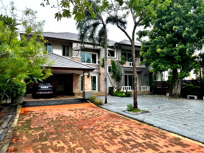 เช่าบ้านเดี่ยว ถนนกิ่งแก้ว : R3161 ให้เช่าบ้านเดี่ยว 2 ชั้น หมู่บ้านณุศาศิริบางนา (ว่างค่ะ) ใกล้เมกะบางนา สนามบินสุวรรณภูมิ