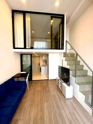Condos for rent : For Rent Condo SO ORIGIN KASET INTERCHANGE Building 1, Floor 7,Duplex, Room size 37 sqm