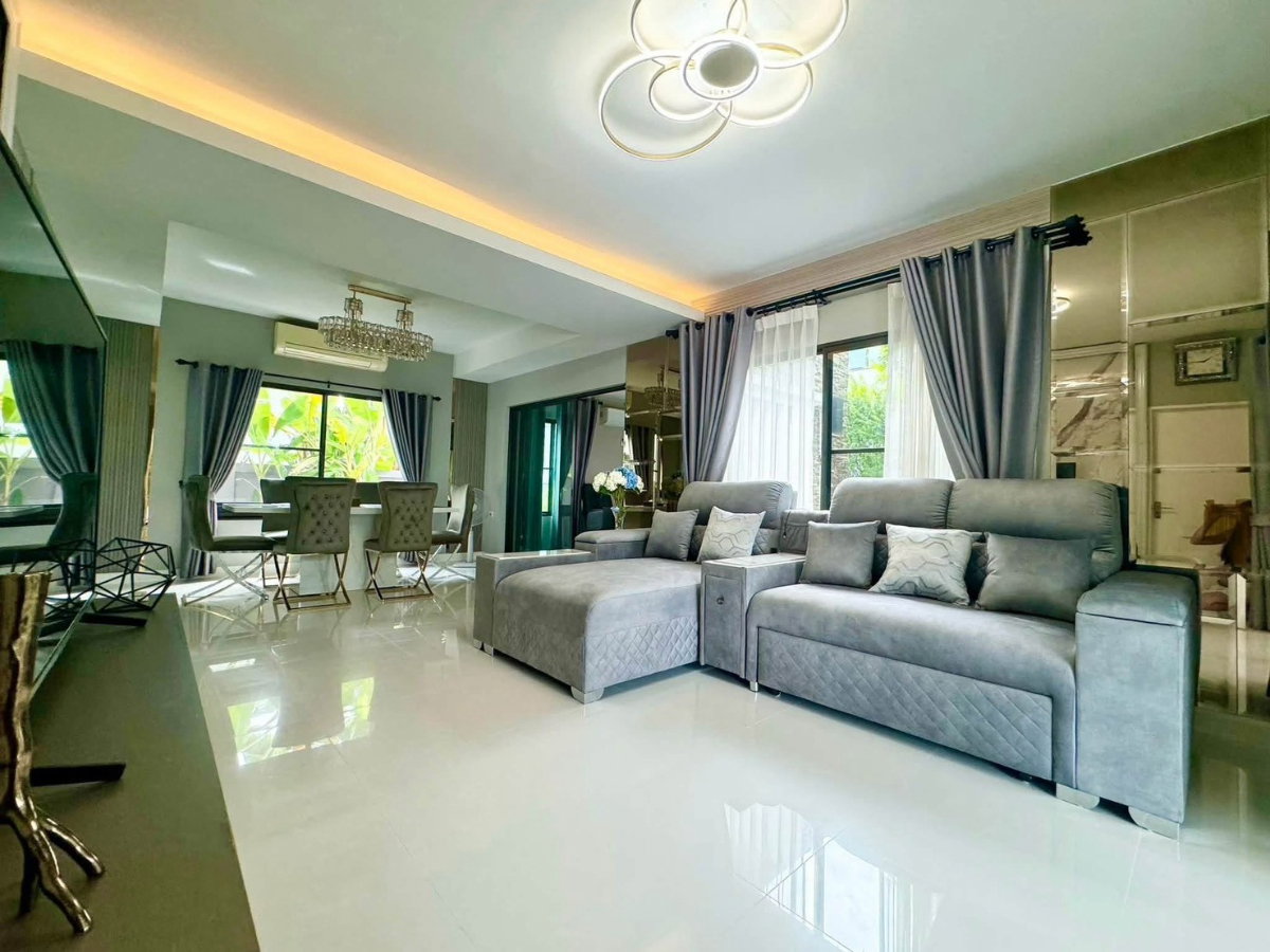 รูป 🏡✨ให้เช่าบ้านเดี่ยวหรู หมู่บ้านมัณฑนา บางนา กม.7 4 ห้องนอน 3 ห้องน้ำ บ้านเดี่ยวบรรยากาศเงียบสงบ เป็นส่วนตัว เหมาะสำหรับครอบครัวและชาวต่างชาติ - รูปที่ 4/13