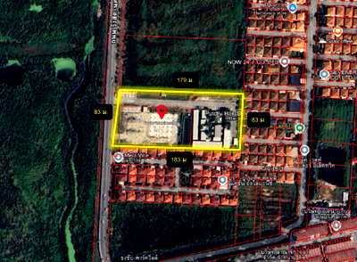ขายที่ดิน : ขาย ที่ดิน คลอง 2 ลำลูกกา 9 ไร่ 1 งาน ใกล้ถ.รังสิต-นครนายกแค่ 1.6 กม.