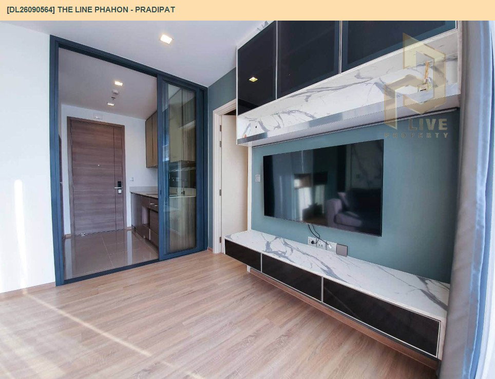 รูป DL26090564 ให้เช่าคอนโด เดอะ ไลน์ พหล - ประดิพัทธ์ (THE LINE Phahon - Pradipat) ใกล้ BTS สะพานควาย พร้อมเข้าอยู่ โทรด่วน 0638692663 LineID @952jdxxk - รูปที่ 6/8