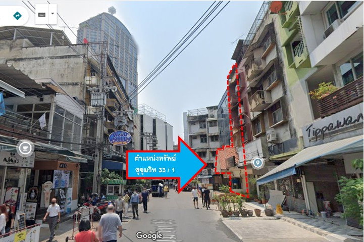 รูป ขายอาคารพาณิชย์ ถนนสุขุมวิท ซอย 33/1 (ติดห้างเอ็มคอเทียร์) - รูปที่ 2/5