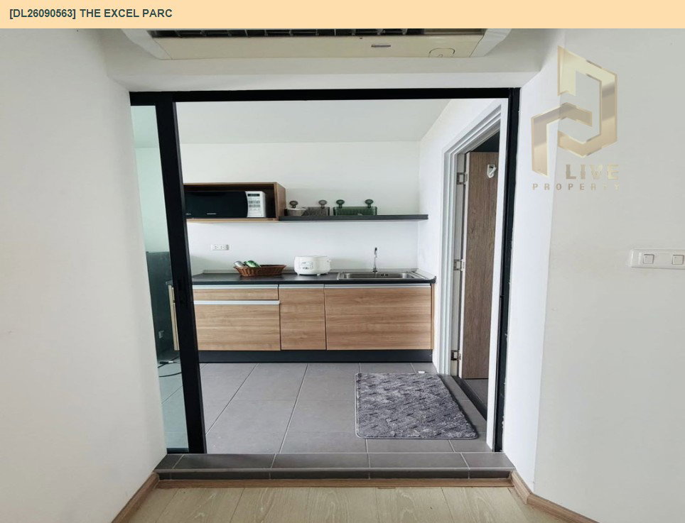รูป DL26090563 ให้เช่าคอนโด ดิ เอ็กเซล พาร์ค  (The Excel Parc) ใกล้ BTS แบริ่ง พร้อมเข้าอยู่ โทรด่วน 0614453194 LineID @952jdxxk - รูปที่ 9/13