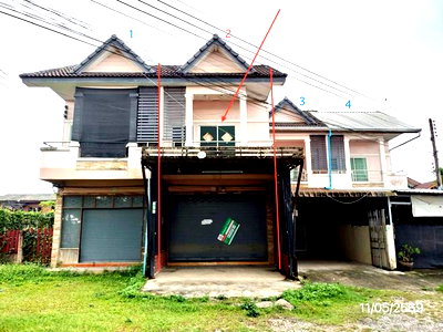 ขายอาคารพาณิชย์ : อาคารพาณิชย์ 22 ตร.วา แม่จัน เชียงราย 1.5M