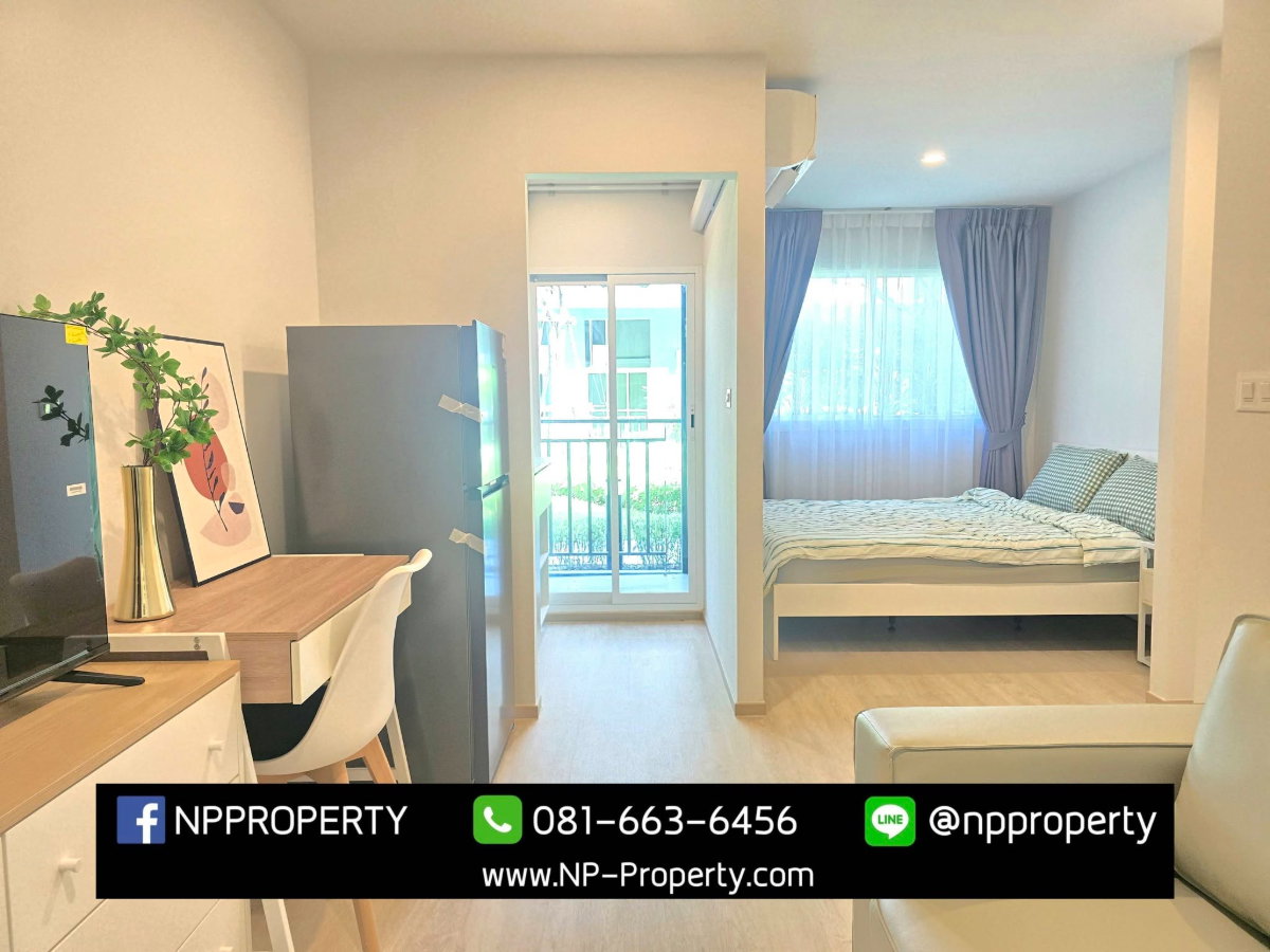 รูป 🌿🧺 คอนโดเอิร์น อมตะนคร ชั้น 1 + พร้อมเครื่องซักผ้า!  💰 เช่าเพียง 7,000 บาท/เดือน - รูปที่ 2/13