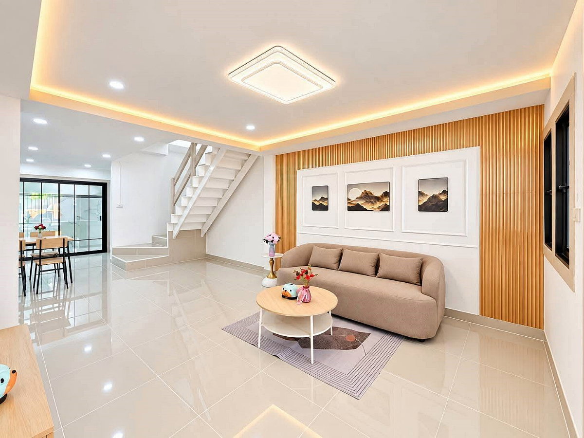 รูป DEE. บ้านสวย อยู่ถนนเมน ใกล้คลังเซเว่น #หมู่บ้านนครทอง ปาร์ค วิว 3 ติดถนนบางบัวทอง – สุพรรณบุรี ใกล้ตลาดสมบัติบุรี - รูปที่ 9/24
