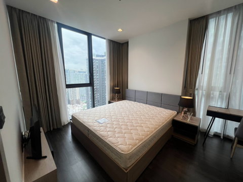 🔥 ให้เช่า THE LINE Asoke - Ratchada คอนโดหรู ห้องใหญ่ 2 ห้องนอน ชั้นสูงมาก ทำเลใจกลาง New CBD พระราม 9 ✅ใกล้ MRT พระราม 9 เพียง 300 เมตร