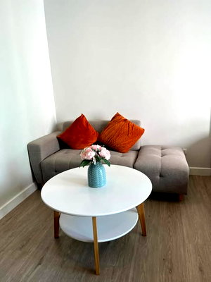 Condos for rent 62 BLOCS Market : AA696701 | 1Bed | 1Bath | BTS Wutthakat | 26sqm | THB 12,000/mo | Fl.27 — Metro Sky Wutthakat Wutthakat