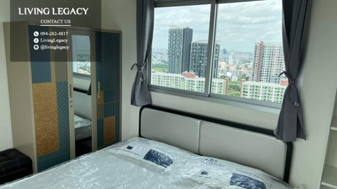 SJFPD0 เช่าด่วน คอนโด Asakan Place Srinakarindra 42.7 ตร.ม. | ชั้น 35 | 2 ห้องนอน | 2 ห้องน้ำ 19,000 บาท/เดือน line id : @livinglegacy