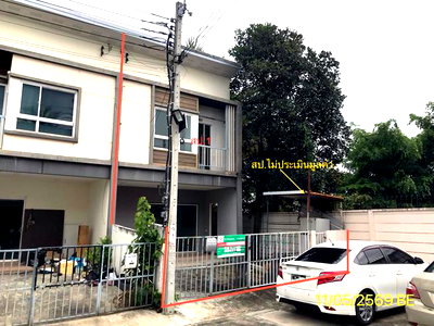 ทาวน์โฮม บางใหญ่ นนทบุรี : ทาวน์เฮ้าส์ 24.8 ตร.วา วิลเลต ไลท์ รัตนาธิเบศร์ บางใหญ่ นนทบุรี 2.3M