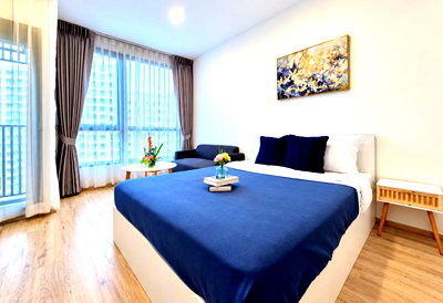 Condos for rent : 🔥Available for immediate move-in🔥 GO#2195 The Rich Rama 9 - Srinakarin✅ Add Line to schedule a viewing 🌸
