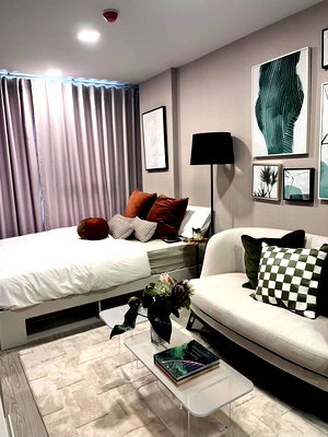 Condos for rent Soi On Nut (Sukhumvit 77) : Code: 26KJ5075  for rent Atmoz Oasis Onnut 🔥🔥 Line ID: @kjcondo (with @)🔥🔥
