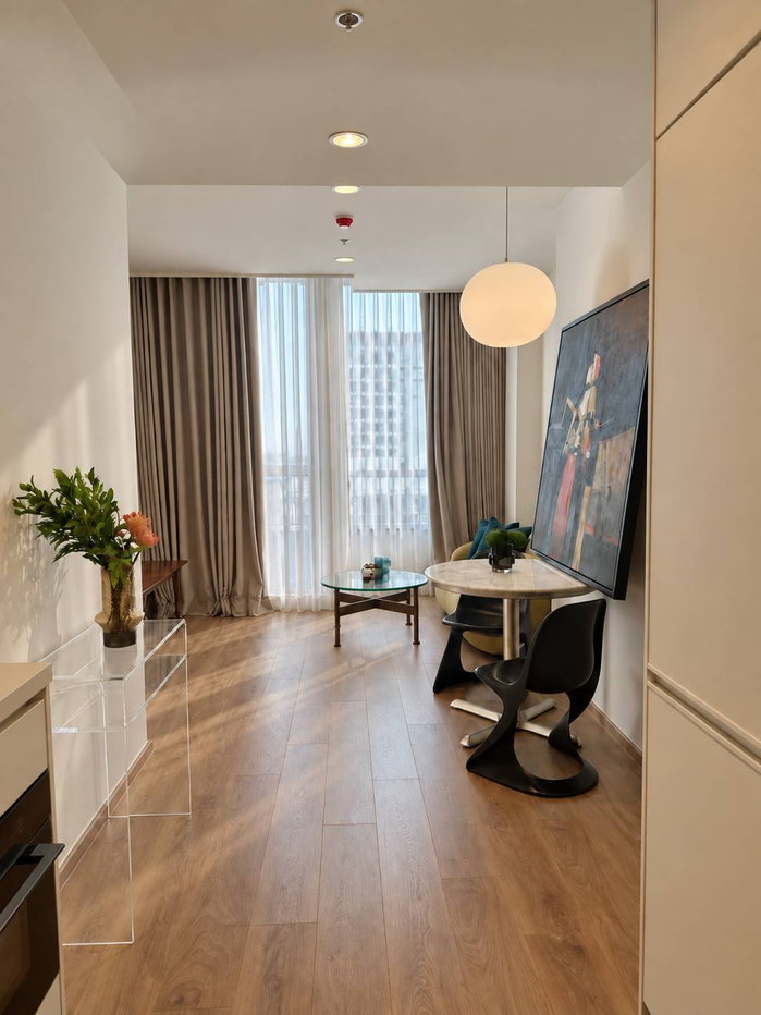 รูป ให้เช่า คอนโด Noble Form Thonglor ห้องใหญ่ 52.46 ตร.ม. ชั้นสูง ทำเลทองทองหล่อ - รูปที่ 8/11
