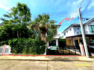 บ้านเดี่ยว บางเสาธง สมุทรปราการ : บ้านเดี่ยว 38.2 ตร.วา เพอร์เฟค พาร์ค บางนา บางเสาธง สมุทรปราการ 3M