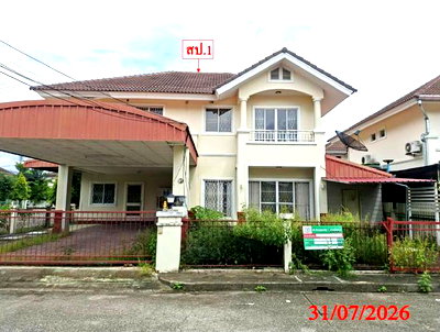 บ้านเดี่ยว เทศบาลตำบลสันกำแพง : บ้านเดี่ยว 70 ตร.วา กาญจน์กนกวิลล์ 4 สันกำแพง เชียงใหม่ 2.6M
