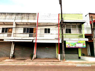 Shophouses for sale Muang Amnat Charoen Amnat Charoen : SHOP HOUSE 18 Sq.w. Muang Amnat Charoen Amnat Charoen for 1.7M