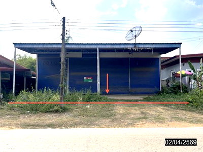 โรงงาน ร้อยเอ็ด : โกดัง 111 ตร.วา เชียงขวัญ ร้อยเอ็ด 1.5M