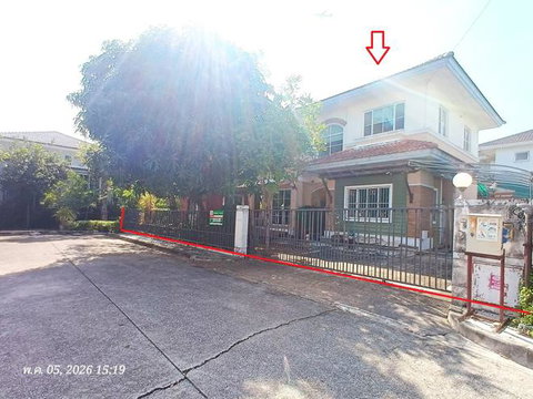 บ้านเดี่ยว 78.4 ตร.วา บ้านปาริชาต เขตลาดกระบัง กรุงเทพมหานคร 4.2M