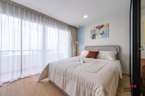 Supattra Condotel ห้องทิศตะวันออก วิวเมือง ใกล้ BTS อุดมสุข